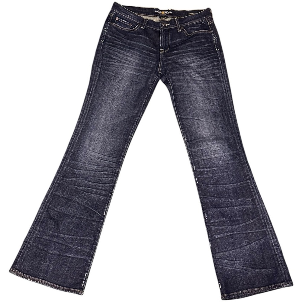 Lucky Brand Sweet N Low Bootcut Jeans Size 6/28 Dark Wash